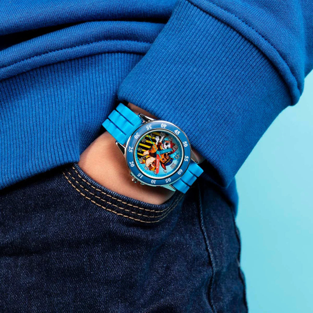 Paw Patrol Blue Silicone Strap Watch - TOYBOX Toy Shop