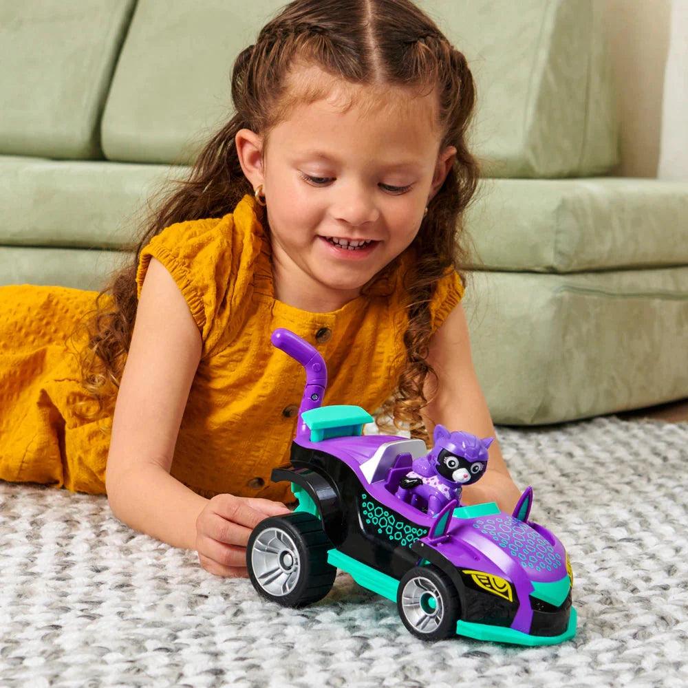PAW Patrol, Cat Pack, Shade’s Transforming Toy Car with Action Figure - TOYBOX Toy Shop
