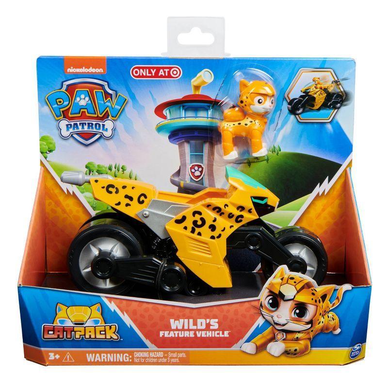 PAW Patrol Cat Pack Wild's Transforming Toy Motorcycle - TOYBOX Toy Shop