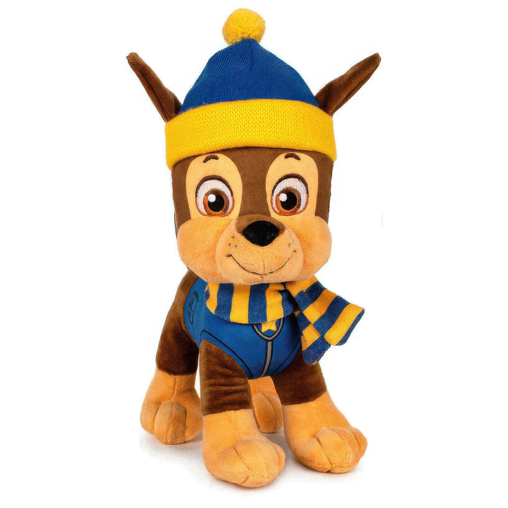 Paw Patrol Chase Winter Plush Toy 27 cm - TOYBOX Toy Shop