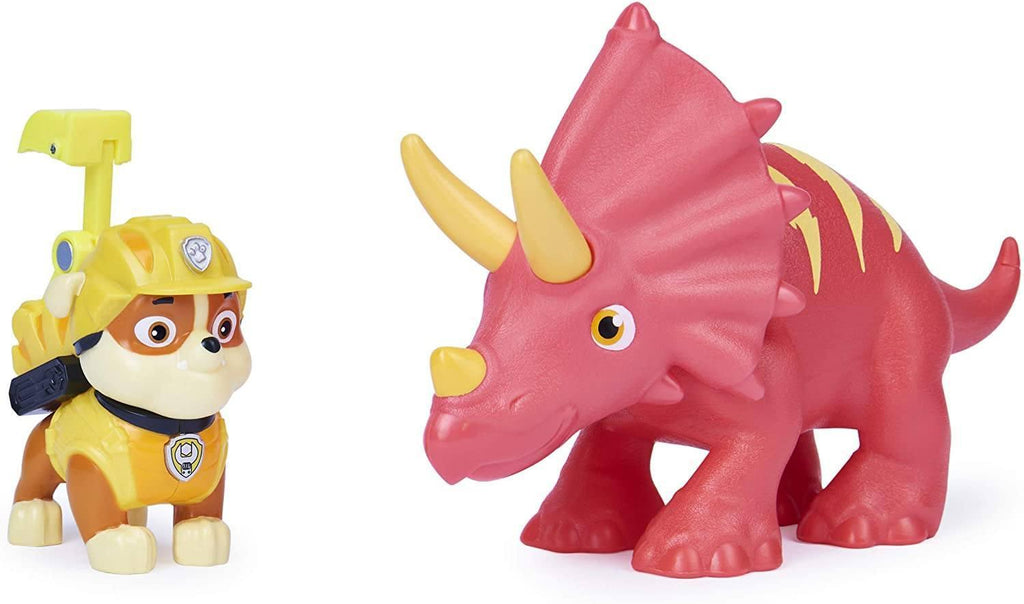 PAW PATROL Dino Rescue Rubble and Dinosaur Action Figure Set - TOYBOX Toy Shop