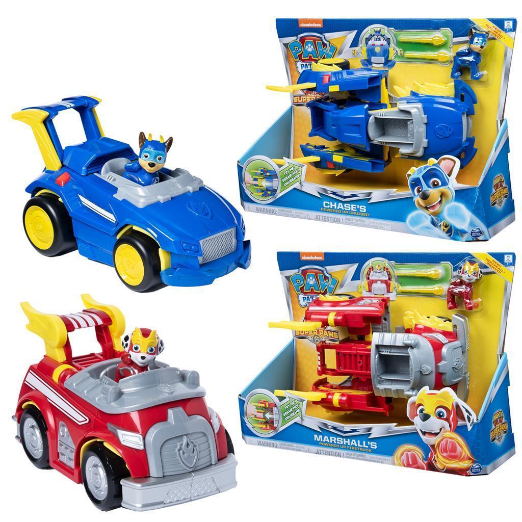 PAW Patrol Mighty Pups SuperPaws Power Changing Vehicles - Assorted - TOYBOX Toy Shop