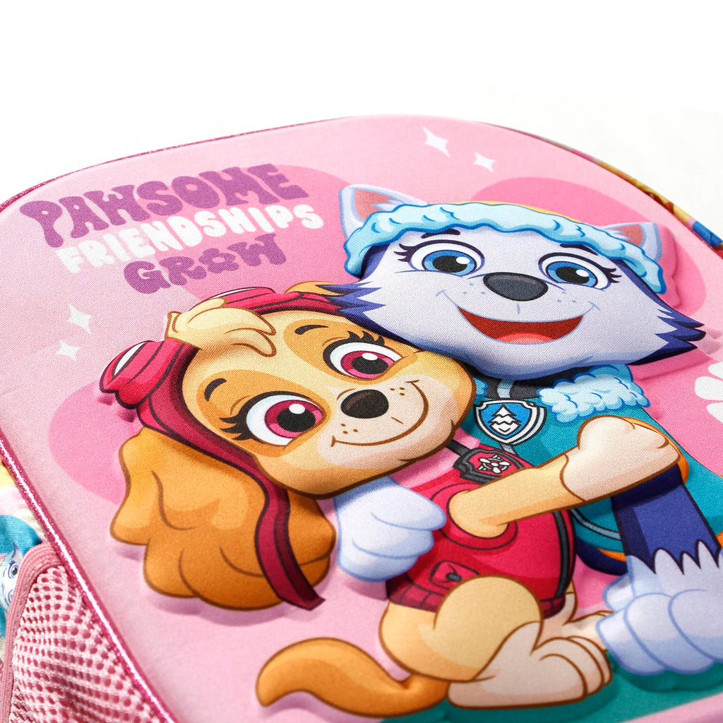 PAW PATROL Pink Small 3D Backpack - Friendship - TOYBOX Toy Shop