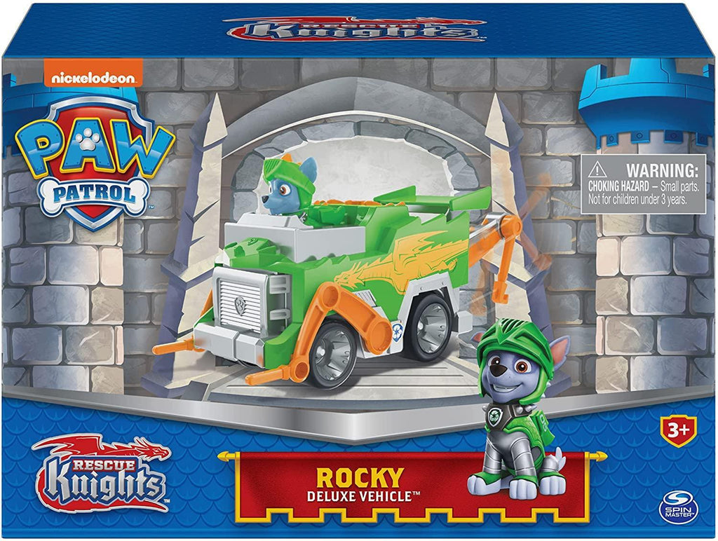 PAW Patrol Rescue Knights Rocky Transforming Car - TOYBOX Toy Shop