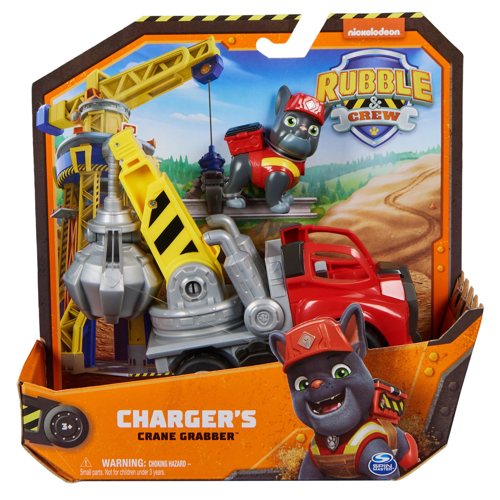 PAW Patrol Rubble & Crew Charger’s Crane Grabber Vehicle - TOYBOX Toy Shop