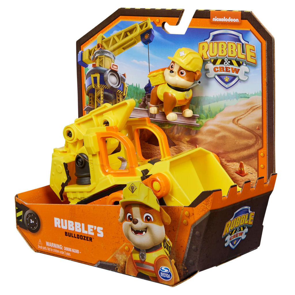 PAW Patrol Rubble & Crew Rubble’s Bulldozer Vehicle - TOYBOX Toy Shop