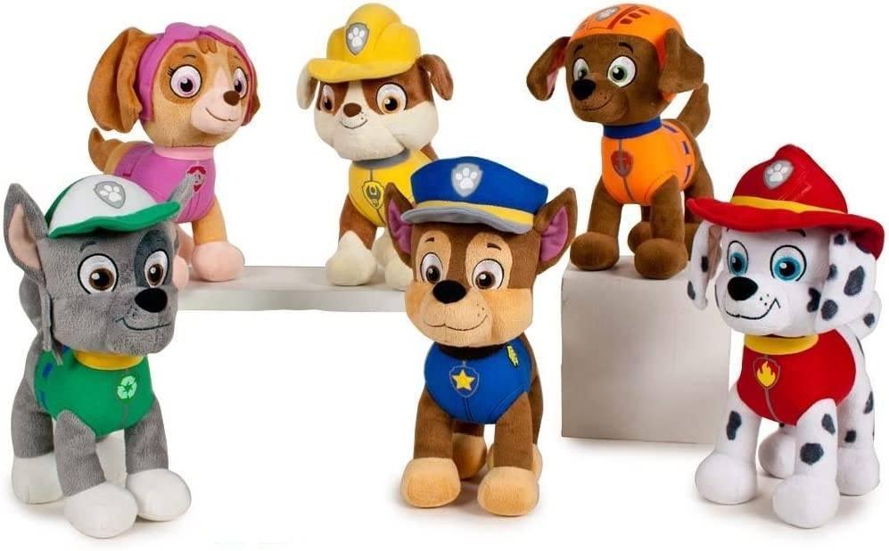 PAW Patrol Rubble Soft Toy 30 cm - TOYBOX Toy Shop