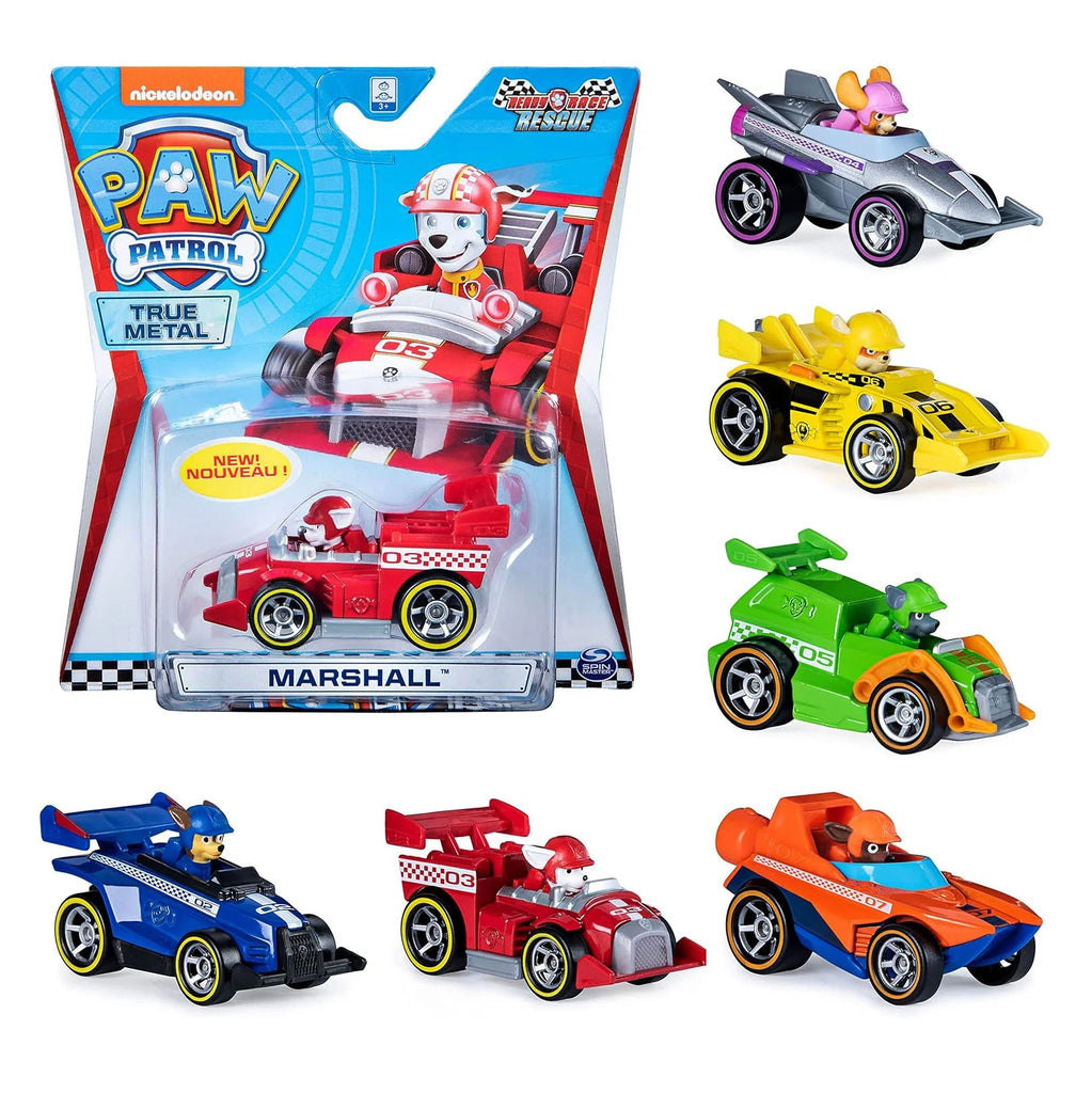 PAW PATROL True Metal - 1 Ready, Race, Rescue Collectable Metal Vehicle - Assortment - TOYBOX Toy Shop