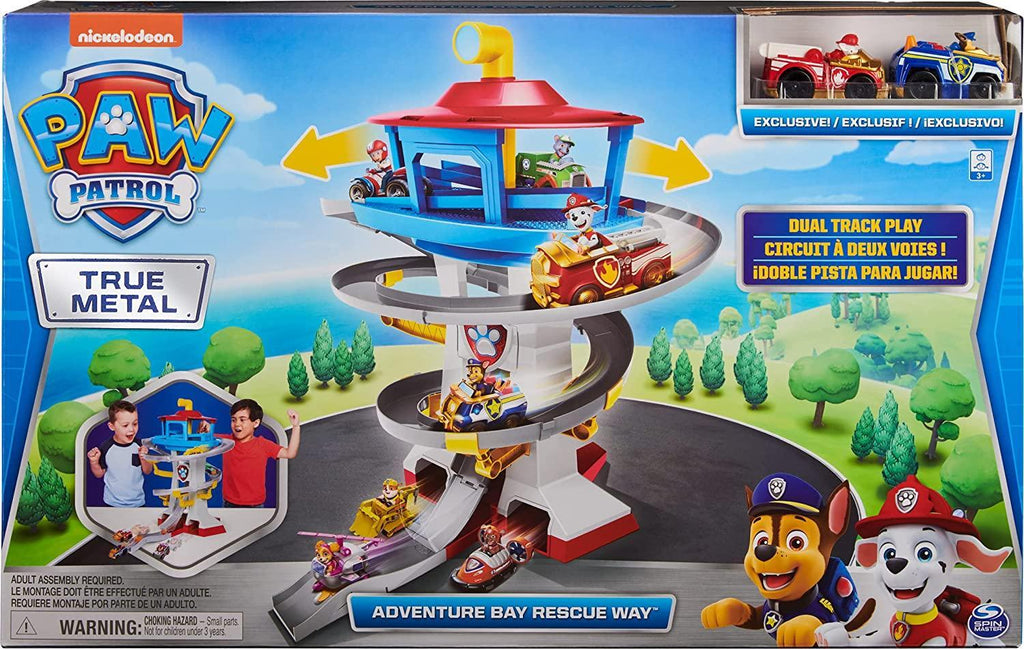 PAW Patrol True Metal Adventure Bay Speedway - TOYBOX Toy Shop