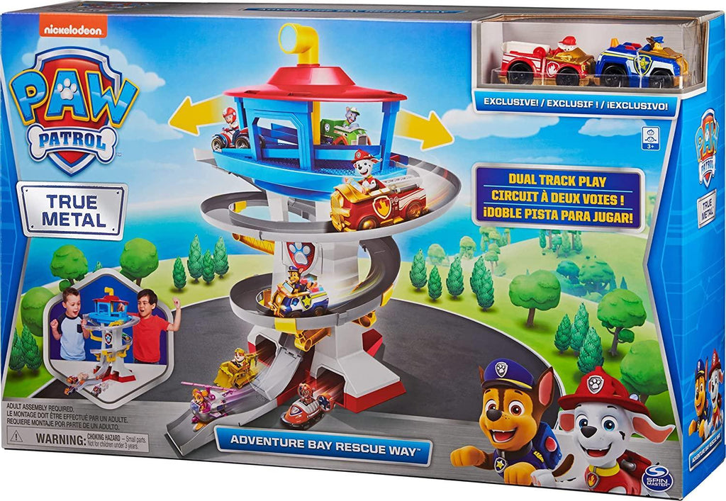 PAW Patrol True Metal Adventure Bay Speedway - TOYBOX Toy Shop