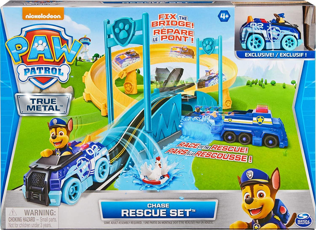 PAW Patrol True Metal Chase Rescue Track Set - TOYBOX Toy Shop