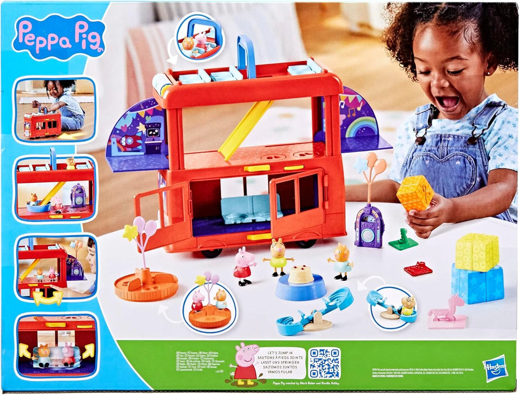 Peppa Pig Peppa's 2-in-1 Party Bus Playset - TOYBOX Toy Shop