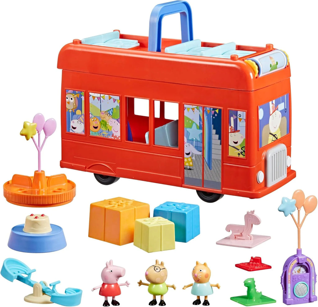 Peppa Pig Peppa's 2-in-1 Party Bus Playset - TOYBOX Toy Shop