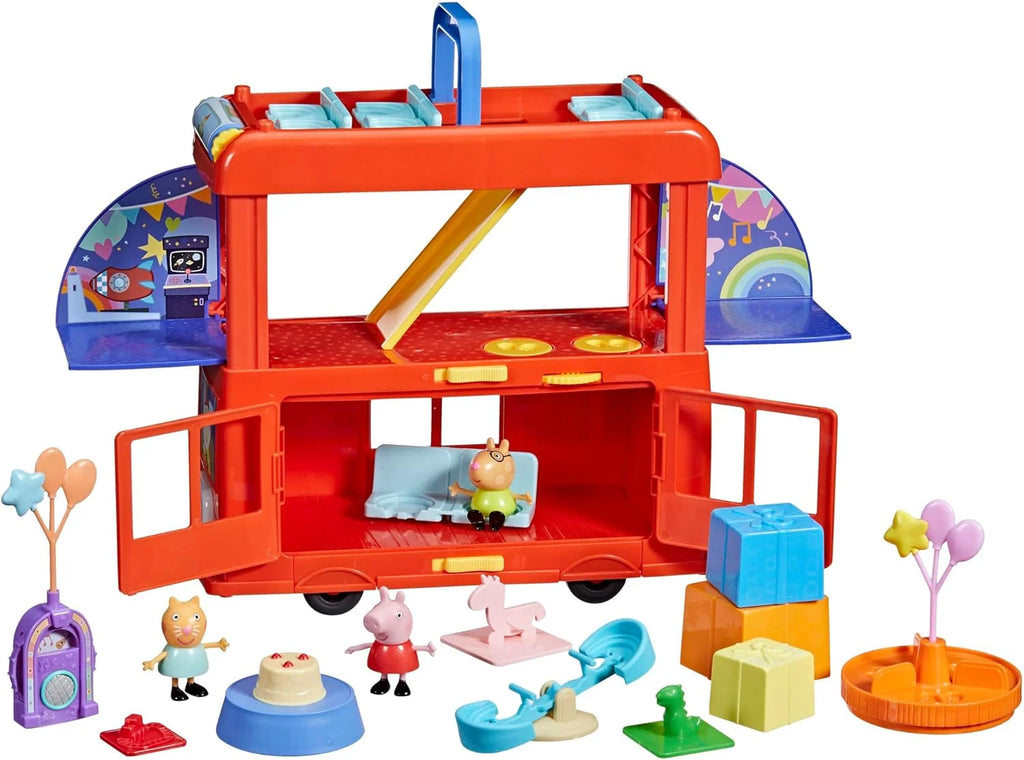 Peppa Pig Peppa's 2-in-1 Party Bus Playset - TOYBOX Toy Shop