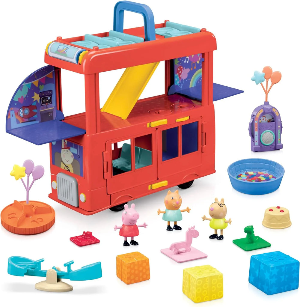 Peppa Pig Peppa's 2-in-1 Party Bus Playset - TOYBOX Toy Shop