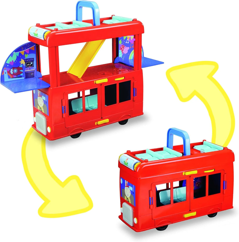 Peppa Pig Peppa's 2-in-1 Party Bus Playset - TOYBOX Toy Shop