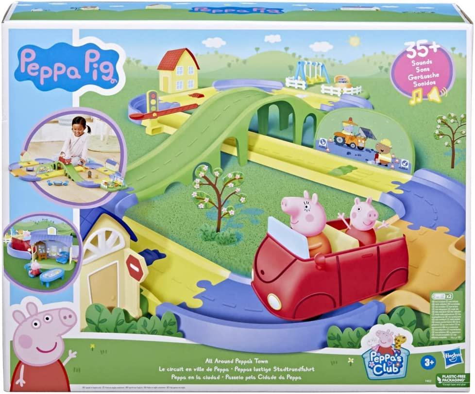 Peppa Pig All Around Peppas Town Playset - TOYBOX Toy Shop