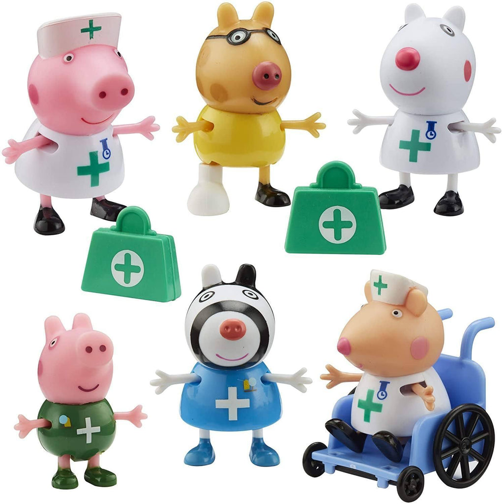 Peppa Pig Doctors And Nurses Figure Pack - TOYBOX Toy Shop