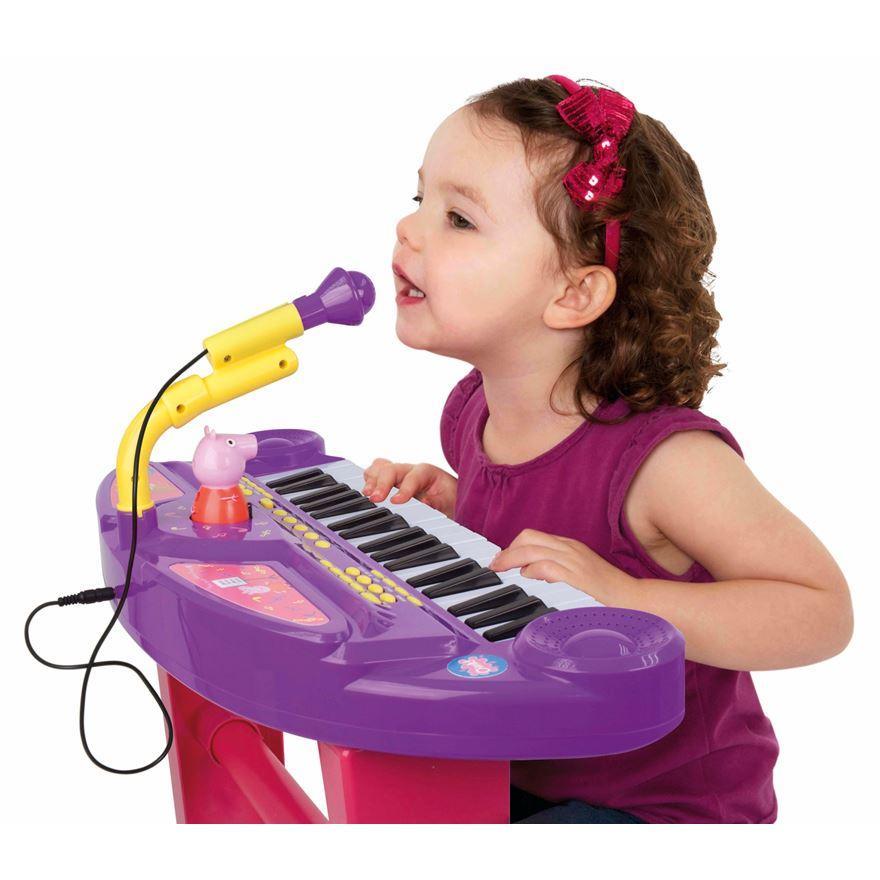 Peppa Pig Electronic Keyboard - Purple/Red - TOYBOX Toy Shop