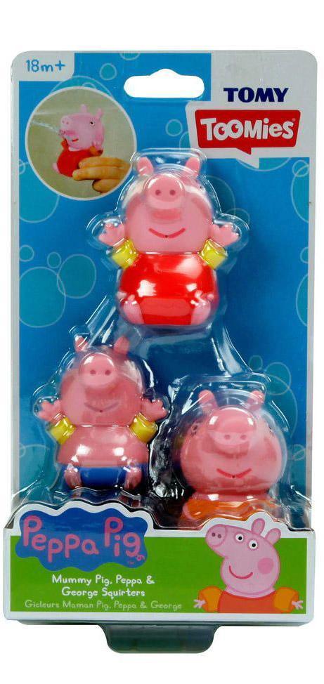 Peppa Pig Family Bath Squirters - Assorted - TOYBOX Toy Shop