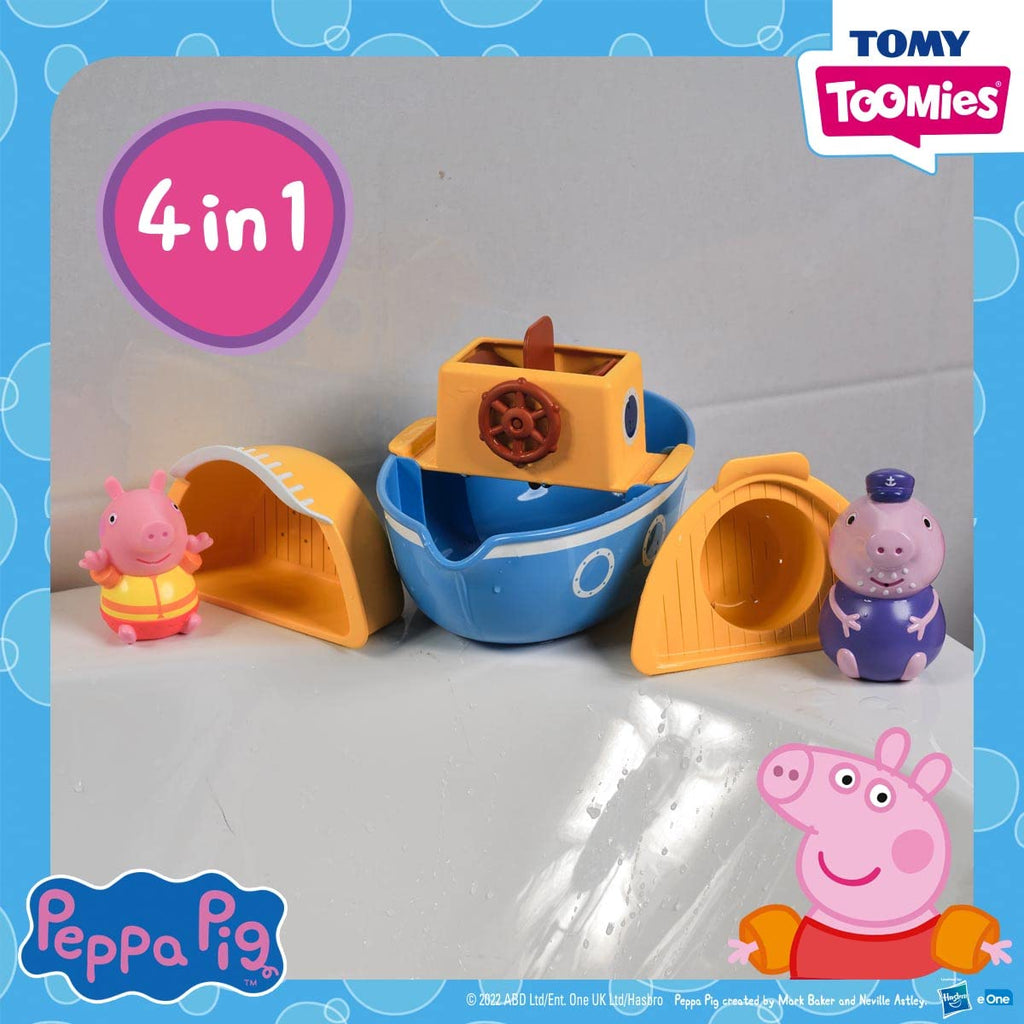 Peppa Pig Grandpa Pig's Splash & Pour Boat - TOYBOX Toy Shop