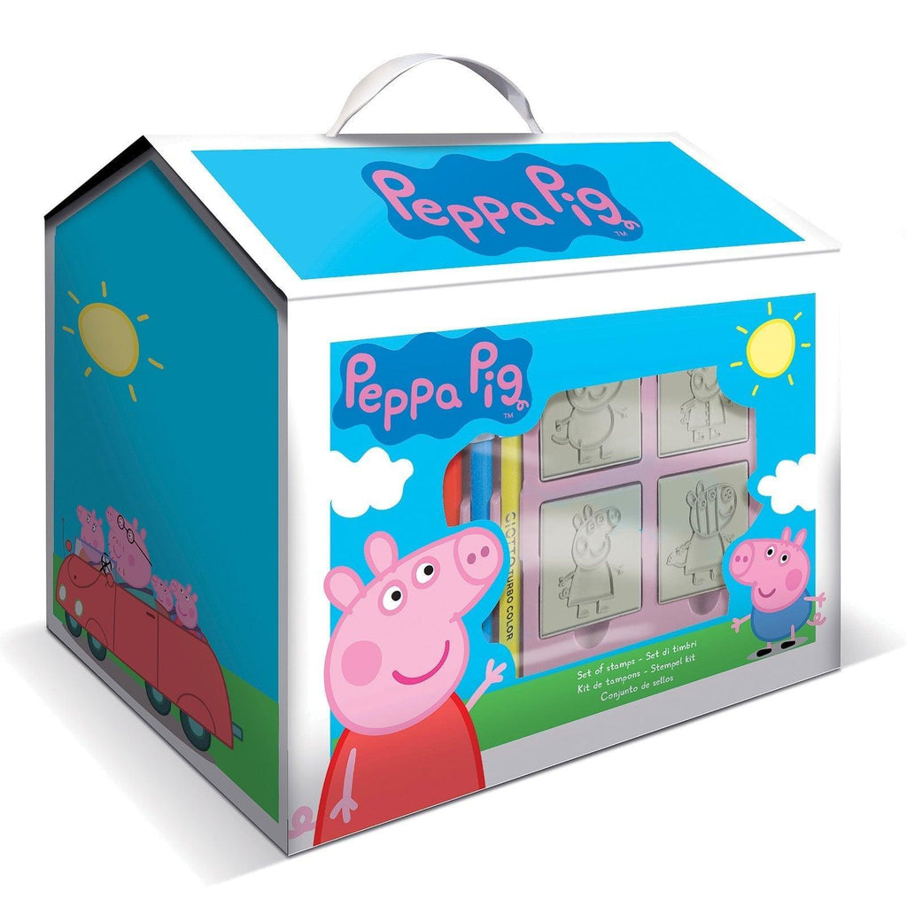 Peppa Pig House Colouring and Stamp Set - TOYBOX Toy Shop