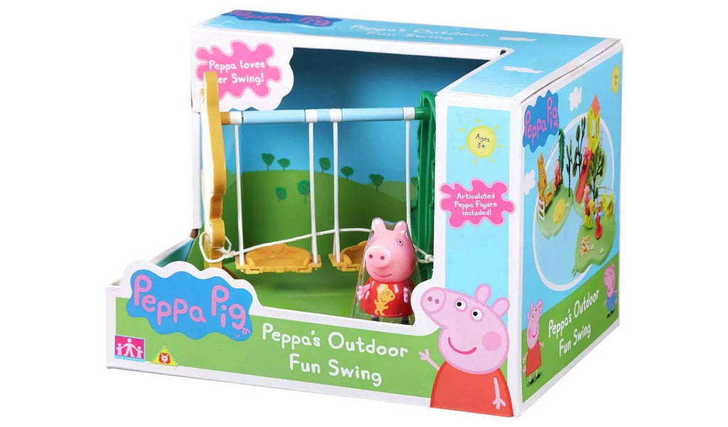 Peppa Pig Outdoor Fun Swing Playset - TOYBOX Toy Shop