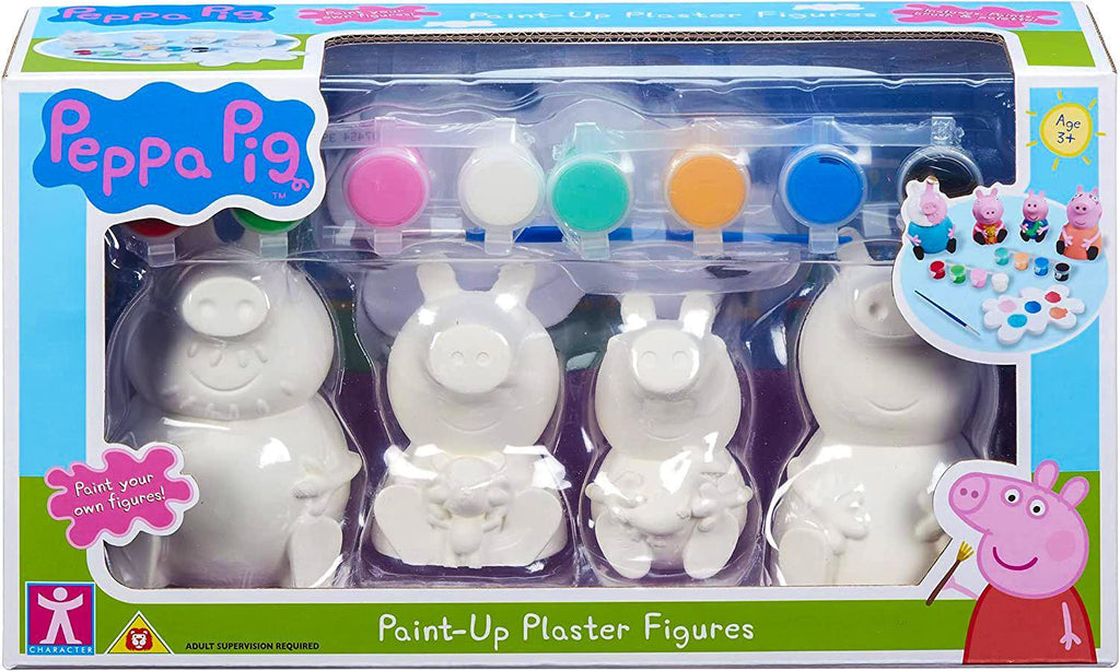 Peppa Pig Paint-Up Plaster Figure Set - TOYBOX Toy Shop