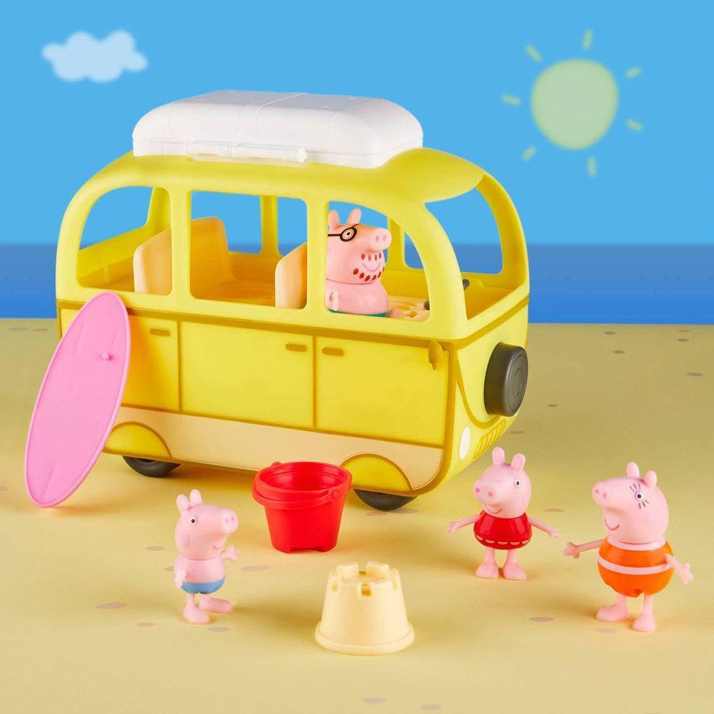 Peppa Pig Peppa’s Adventures Peppa’s Beach Campervan - TOYBOX Toy Shop