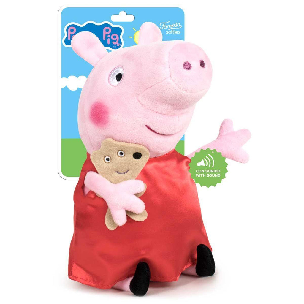 Peppa Pig Plush Toy With Sound 31cm - TOYBOX Toy Shop