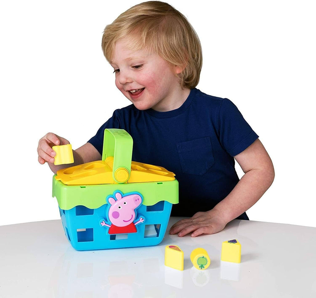 Peppa Pig Shape Sorter Toy Picnic Set - TOYBOX Toy Shop