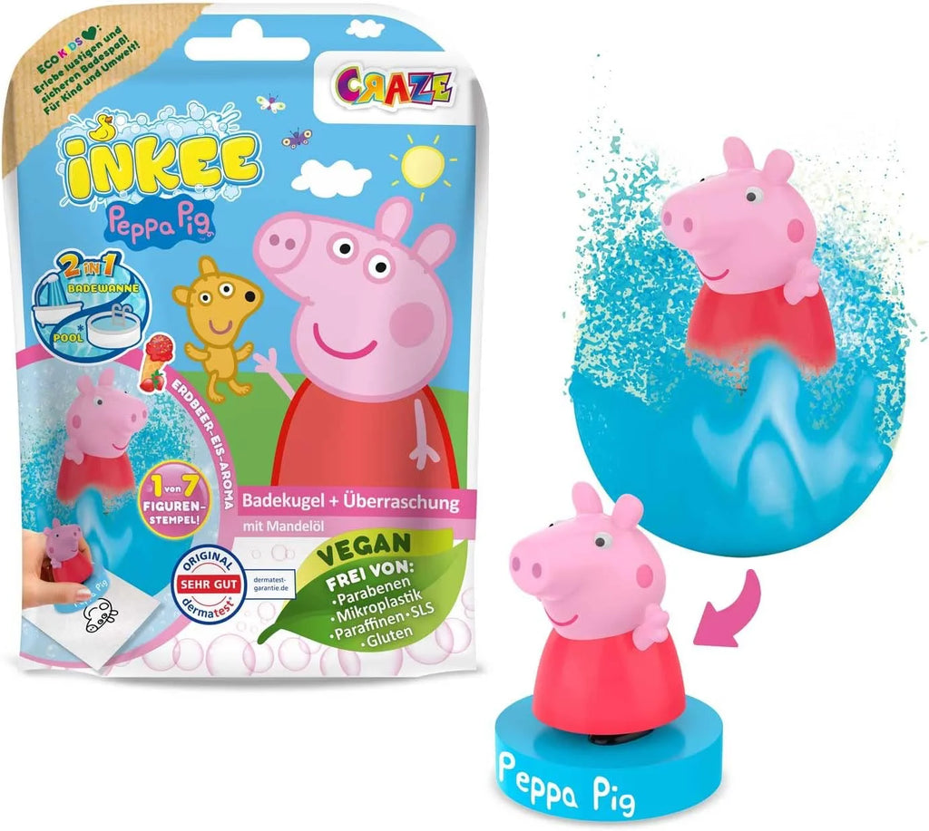 Peppa Pig Strawberry Scented Bath Bombs - TOYBOX Toy Shop