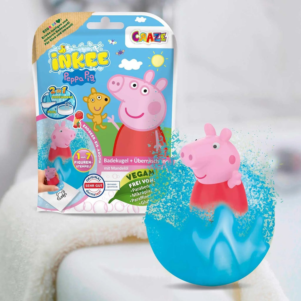 Peppa Pig Strawberry Scented Bath Bombs - TOYBOX Toy Shop