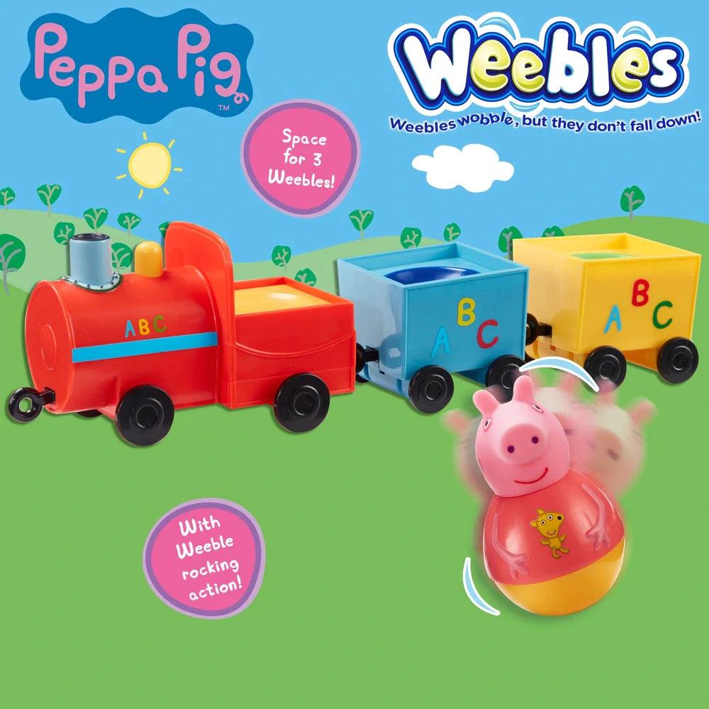 Peppa Pig Weebles Pull Along Wobbily Train - TOYBOX Toy Shop