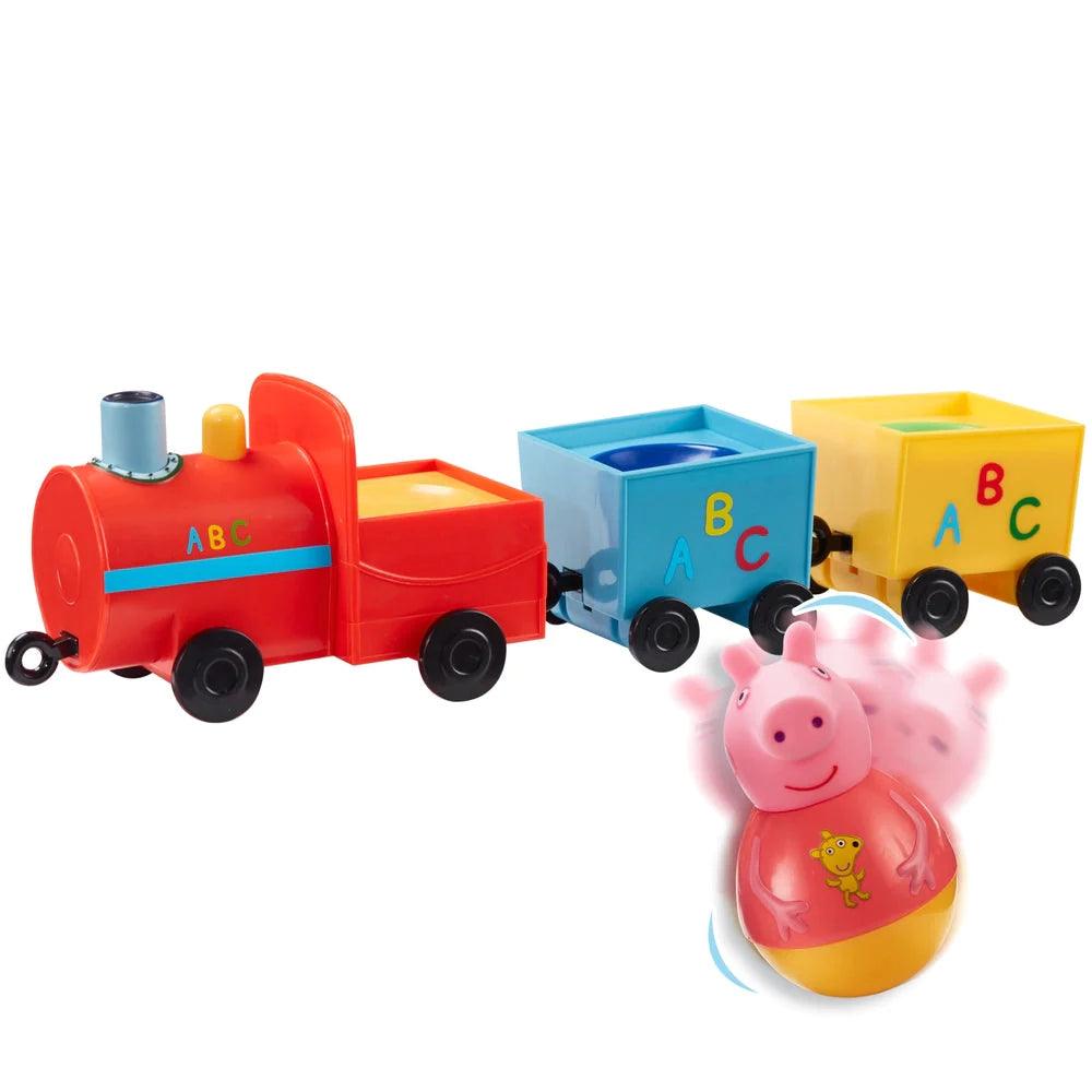 Peppa Pig Weebles Pull Along Wobbily Train - TOYBOX Toy Shop