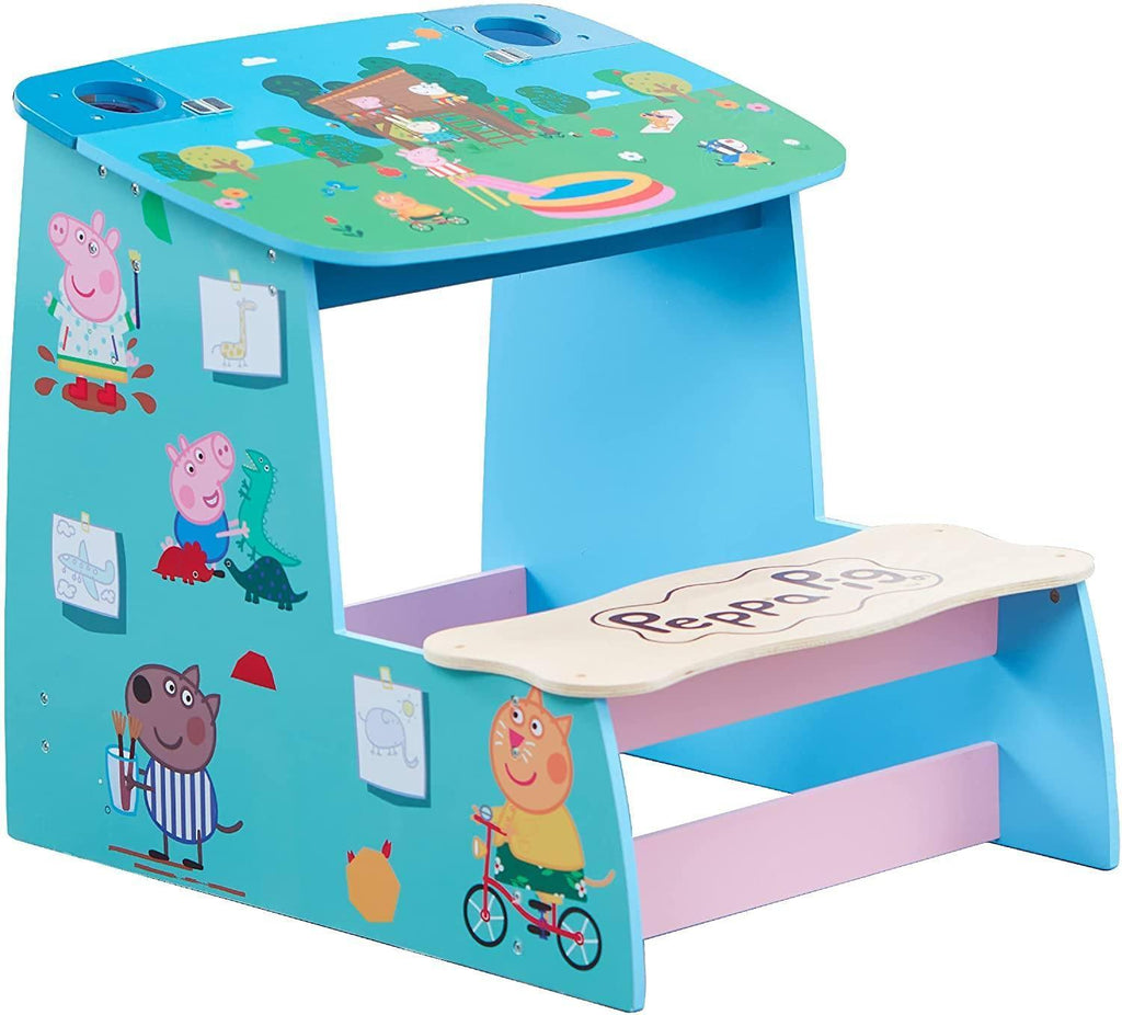 Peppa Pig Wooden Play Desk - TOYBOX Toy Shop