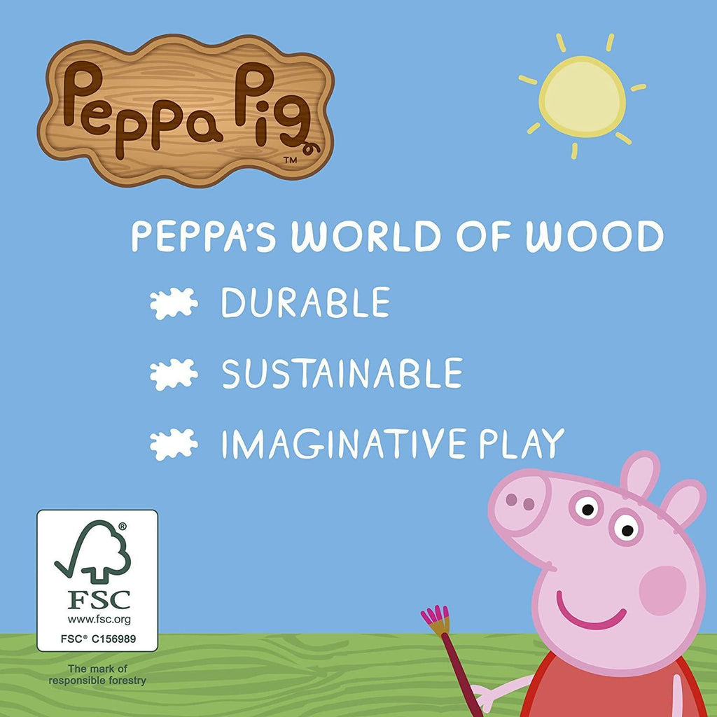 Peppa Pig Wooden Play Desk - TOYBOX Toy Shop