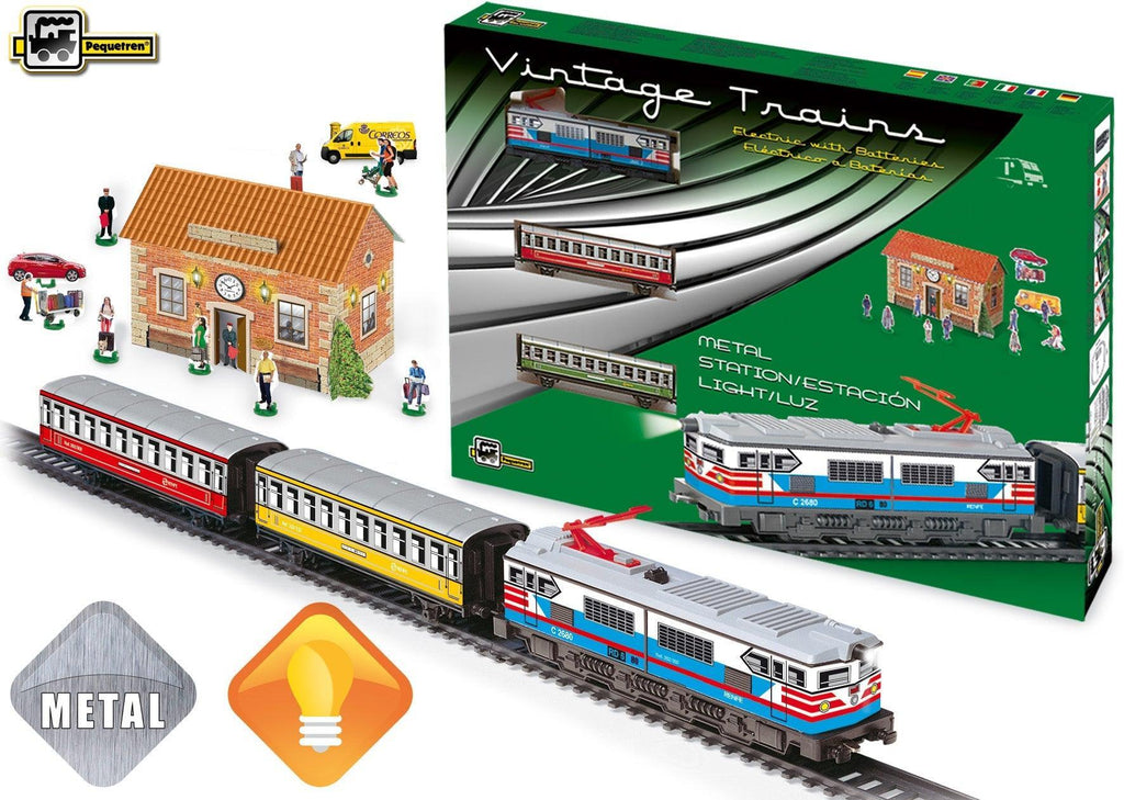 PEQUETREN 302 Passengers Colours Metallic Train Set - TOYBOX Toy Shop