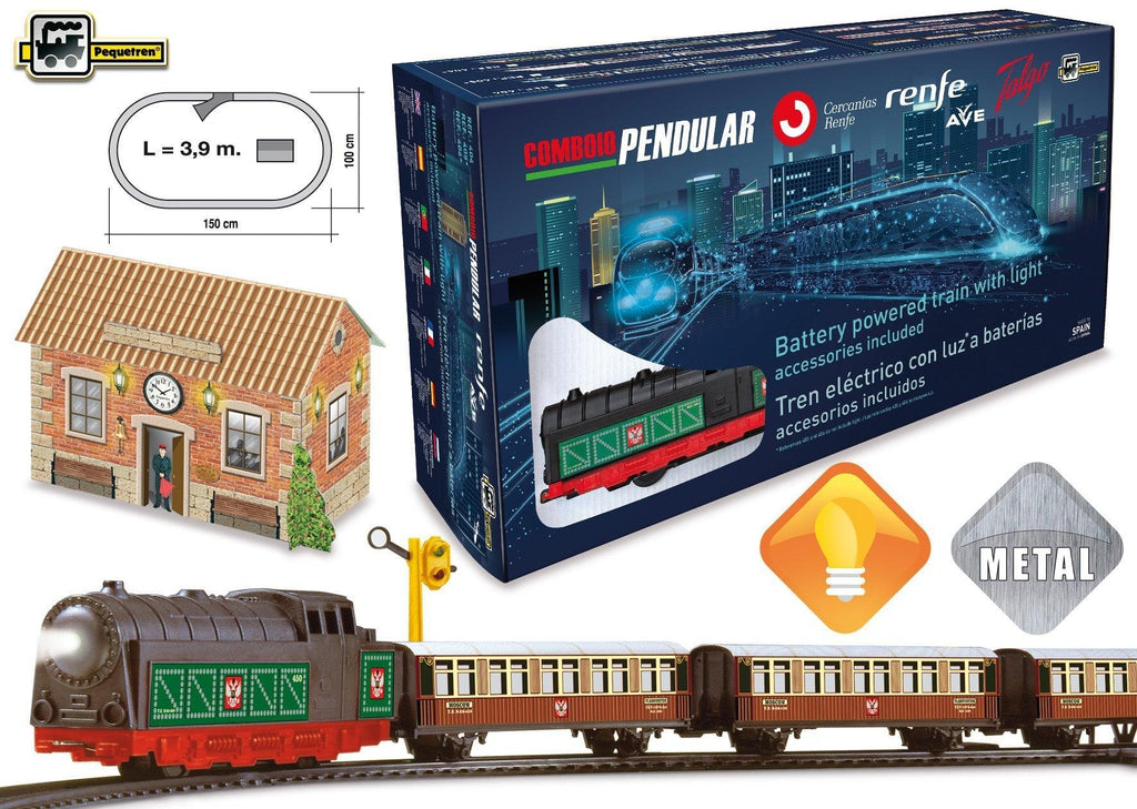 PEQUETREN 401 Trans Siberian Express Train Set - TOYBOX Toy Shop