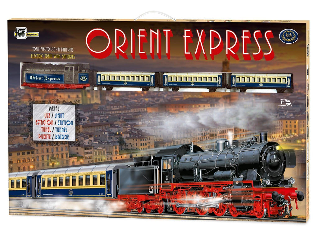 PEQUETREN 440 Deluxe Orient Express Metallic Train Set - TOYBOX Toy Shop
