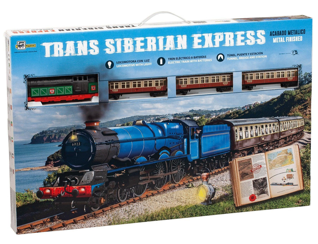 PEQUETREN 450 Trans-Siberian Express Metallic Train Set - TOYBOX Toy Shop