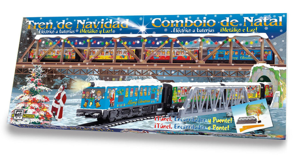 PEQUETREN 500 Christmas Metallic Train Set - TOYBOX Toy Shop