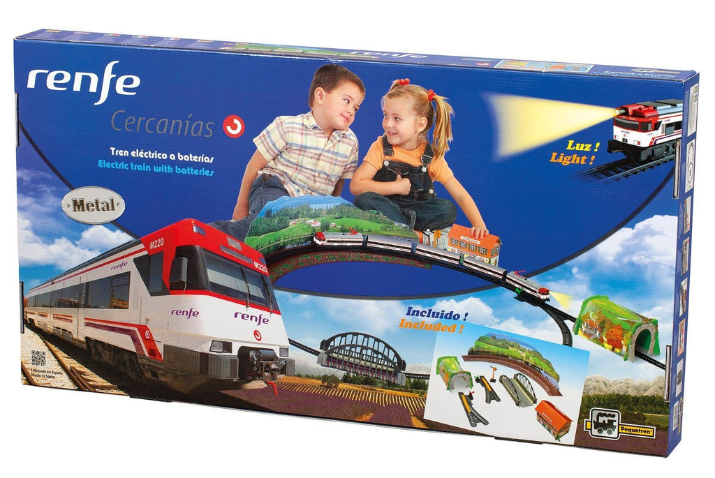 PEQUETREN 680 Cercanias Renfe Metallic Train Set - TOYBOX Toy Shop