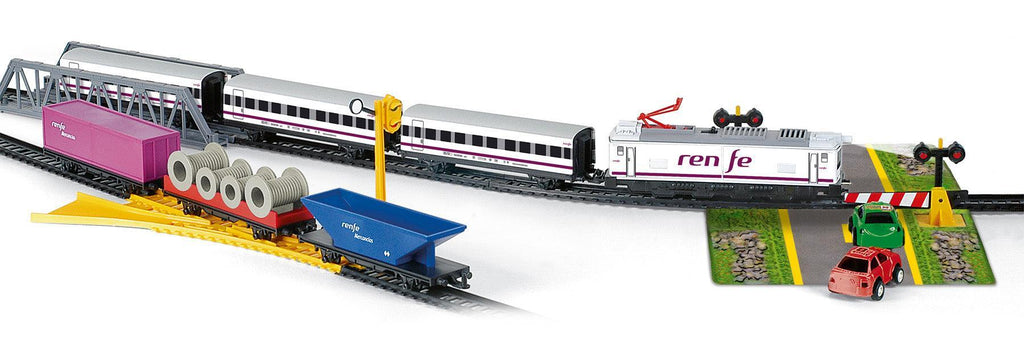 PEQUETREN 905 Renfe Passengers Merchandises Metallic Train Set - TOYBOX Toy Shop