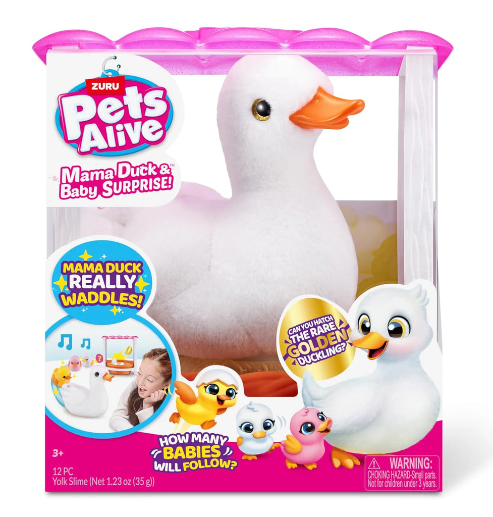 Pets Alive by ZURU Mama Duck & Baby Surprise Plush Set - TOYBOX Toy Shop