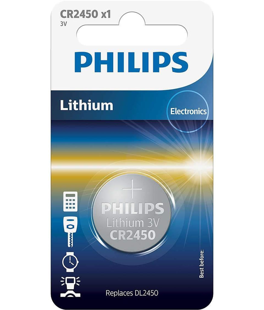 Philips Lithium 3V Button Cell Battery CR2450 - TOYBOX Toy Shop