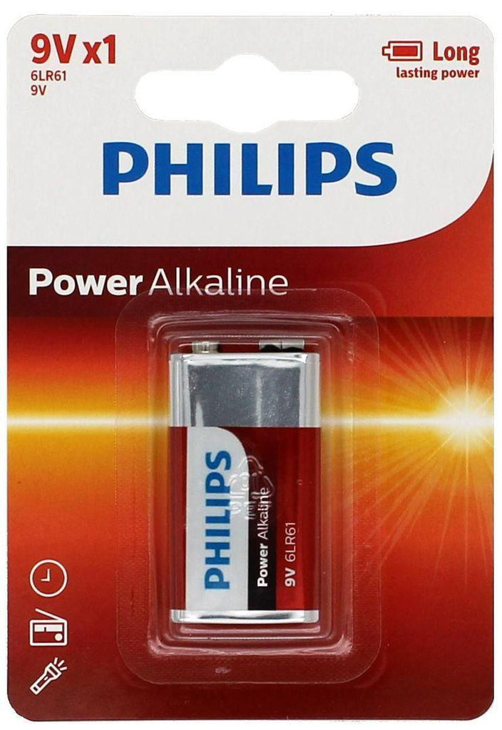 Philips Power Alkaline 9V Battery x 1 - TOYBOX Toy Shop
