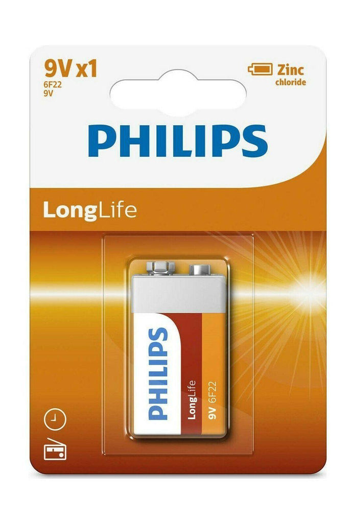 Philips Zinc Long Life 9V Type Battery - TOYBOX Toy Shop