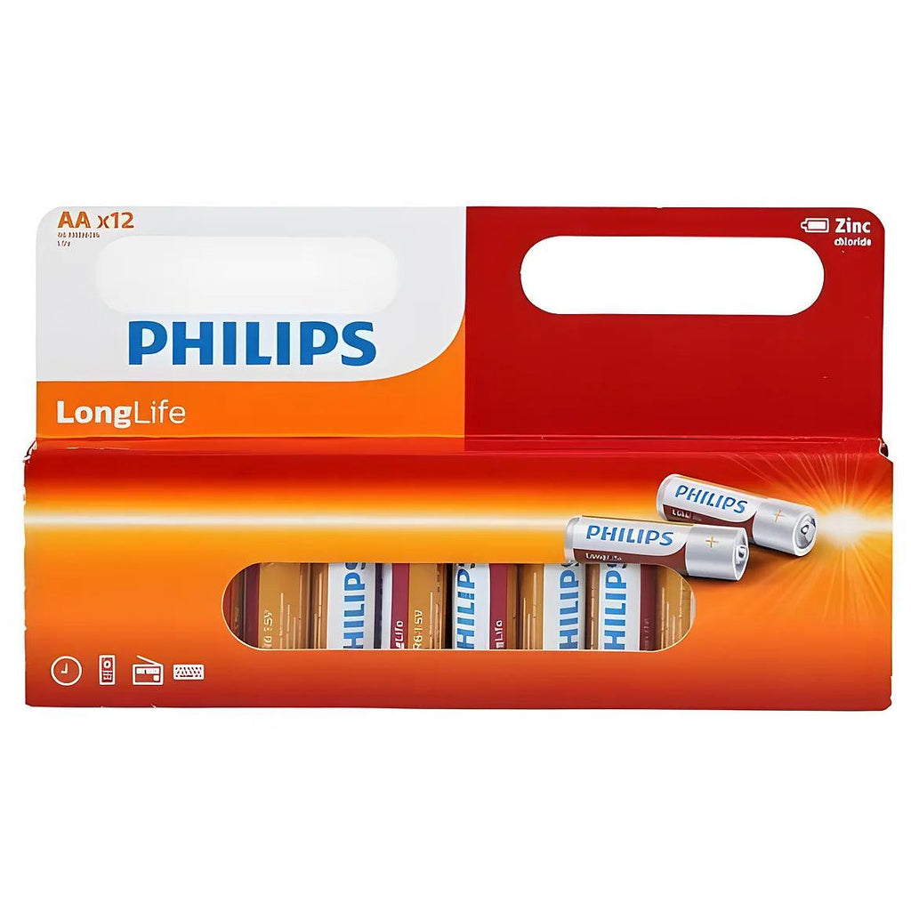 Philips Zinc Long Life AA 1.5V Batteries – 8 Pack - TOYBOX Toy Shop