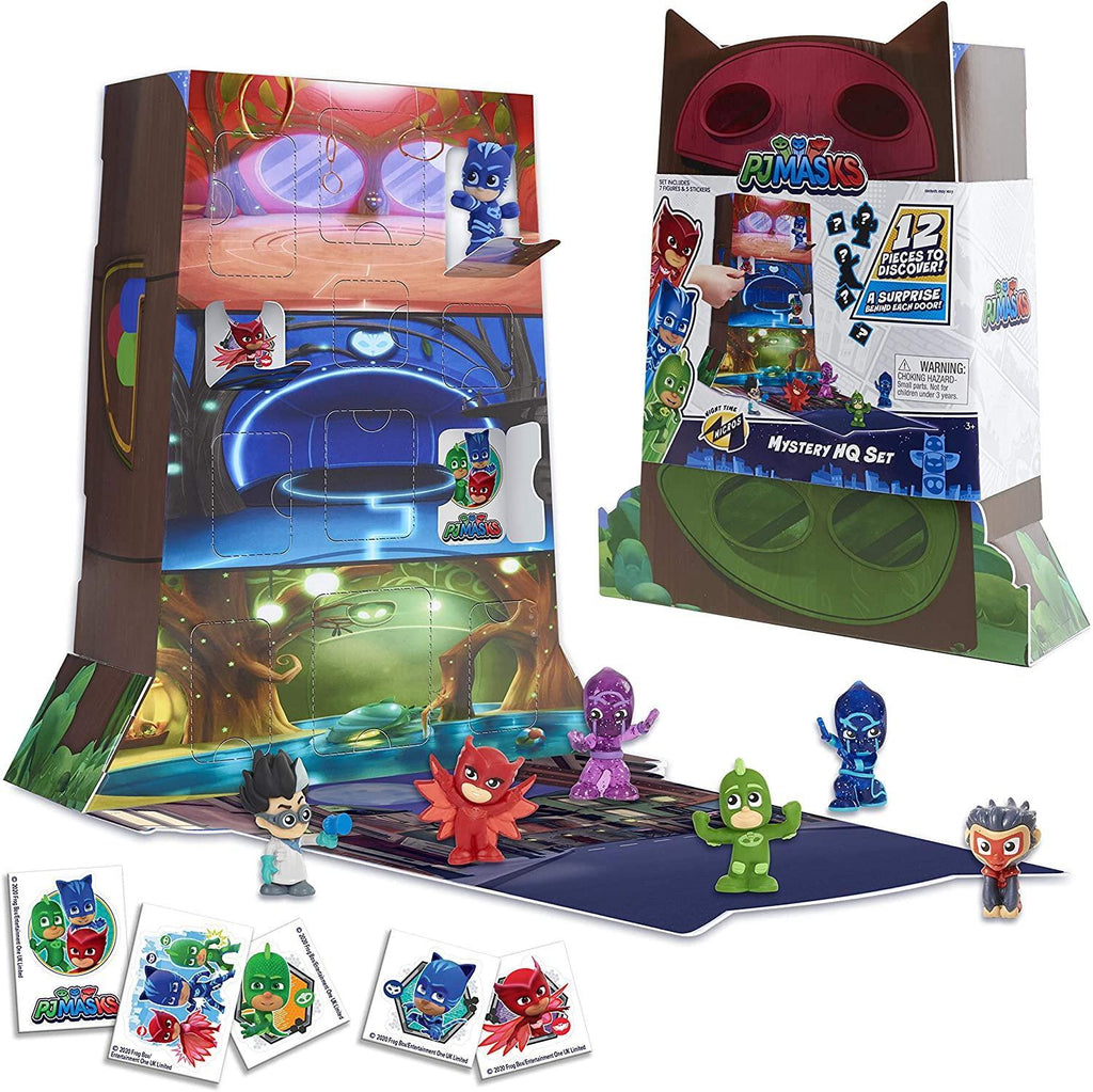 PJ MASKS Night Time Surprise Micros Figures HQ Set - TOYBOX Toy Shop